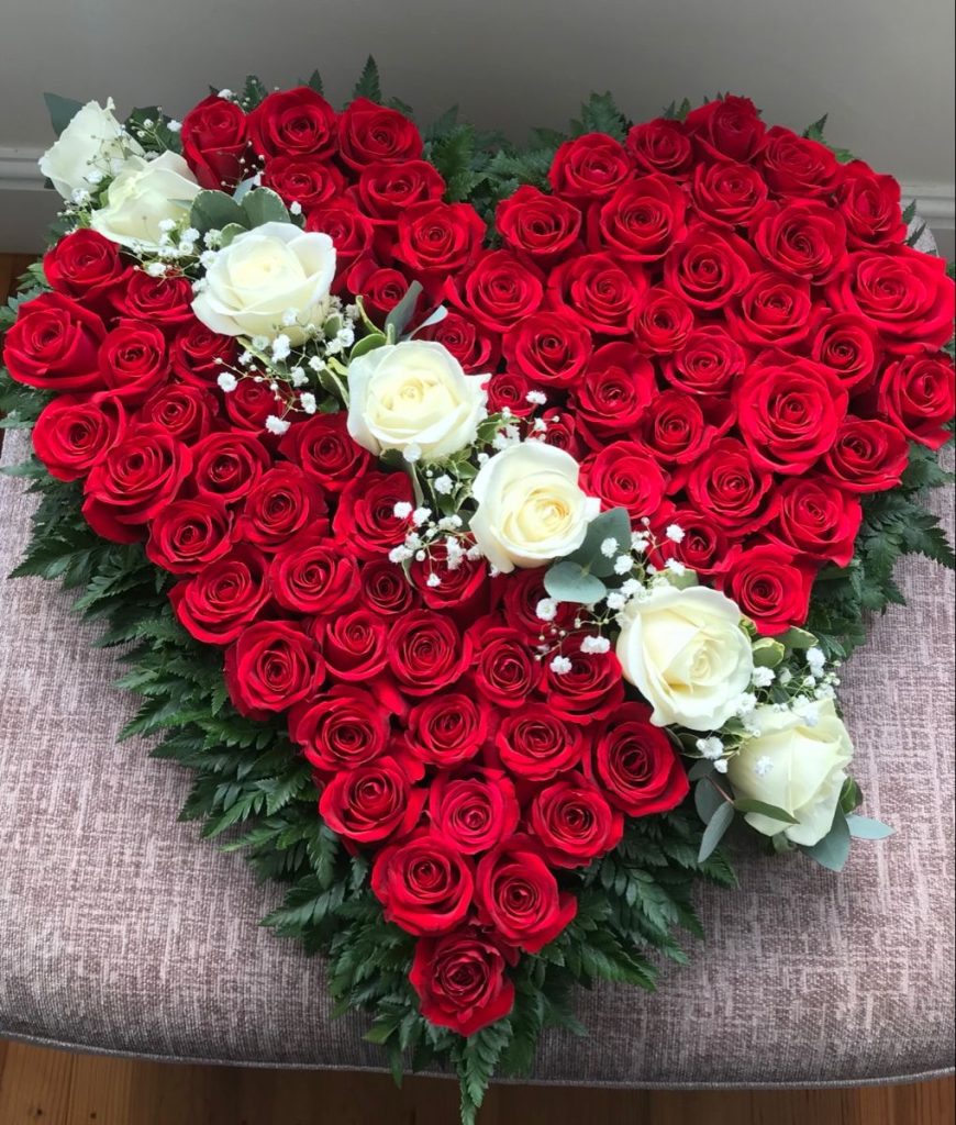 Corazon de rosas  excelent