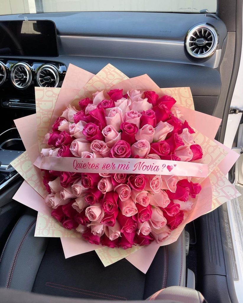 Ramo rosas pedida