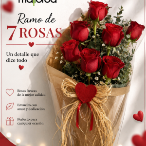 Ramo 7 rosas