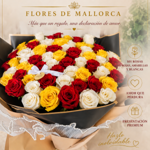 101 ramo de rosas