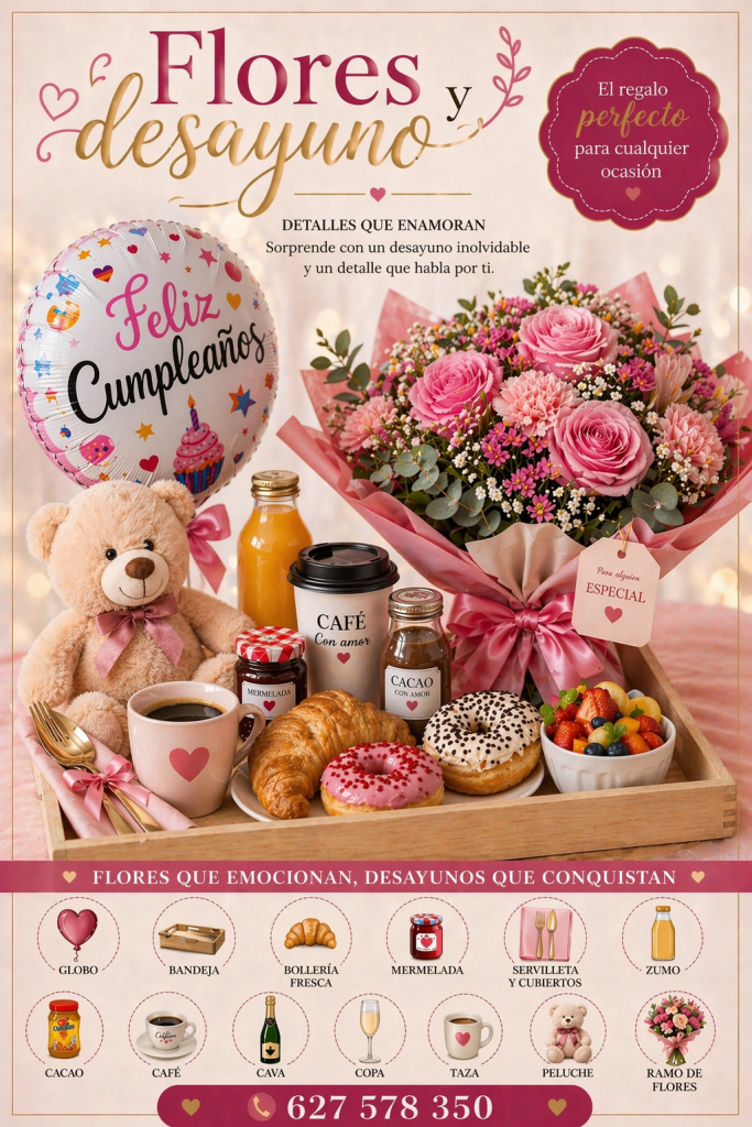 Desayuno y flores Mallorca (copia)
