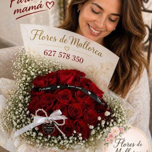 Ramo de Rosas Rojas para Mamá | Flores para el Día de la Madre